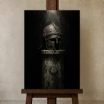 Premium Wall Art Dikey  one of one – ECHOOFVOL001 shown in Studio Easel