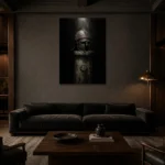 Premium Wall Art Dikey  one of one – ECHOOFVOL001 shown in Room 3
