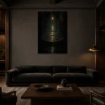 Premium Wall Art Dikey  one of one – ECHOOFVOL002 shown in Room 3