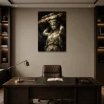 Premium Wall Art Dikey  one of one – ECHOOFVOL003 shown in Room 2