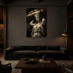 Premium Wall Art Dikey  one of one – ECHOOFVOL003 shown in Room 3