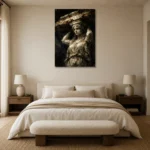 Premium Wall Art Dikey  one of one – ECHOOFVOL003 shown in Room 5