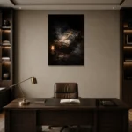 Premium Wall Art Dikey  one of one – ECHOOFVOL004 shown in Room 2
