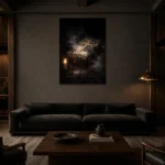 Premium Wall Art Dikey  one of one – ECHOOFVOL004 shown in Room 3