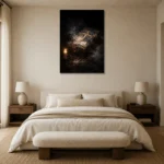 Premium Wall Art Dikey  one of one – ECHOOFVOL004 shown in Room 5