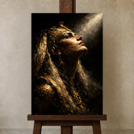 Premium Wall Art Dikey  one of one – ECHOOFVOL005 shown in Studio Easel
