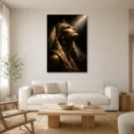 Premium Wall Art Dikey  one of one – ECHOOFVOL005 shown in Room 1