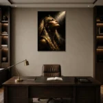 Premium Wall Art Dikey  one of one – ECHOOFVOL005 shown in Room 2