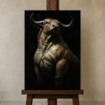 Premium Wall Art Dikey  one of one – ECHOOFVOL006 shown in Studio Easel