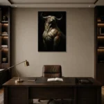 Premium Wall Art Dikey  one of one – ECHOOFVOL006 shown in Room 2