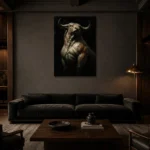 Premium Wall Art Dikey  one of one – ECHOOFVOL006 shown in Room 3