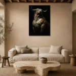 Premium Wall Art Dikey  one of one – ECHOOFVOL006 shown in Room 4