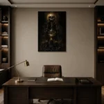 Premium Wall Art Dikey  one of one – ECHOOFVOL008 shown in Room 2