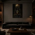 Premium Wall Art Dikey  one of one – ECHOOFVOL008 shown in Room 3