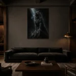 Premium Wall Art Dikey  one of one – ECHOOFVOL009 shown in Room 3