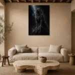 Premium Wall Art Dikey  one of one – ECHOOFVOL009 shown in Room 4