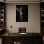 Premium Wall Art Dikey  one of one – ECHOOFVOL010 shown in Room 2