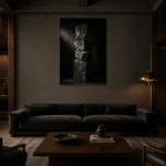 Premium Wall Art Dikey  one of one – ECHOOFVOL010 shown in Room 3