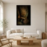 Premium Wall Art Dikey  one of one – ECHOOFVOL011 shown in Room 1
