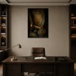 Premium Wall Art Dikey  one of one – ECHOOFVOL011 shown in Room 2