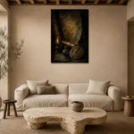 Premium Wall Art Dikey  one of one – ECHOOFVOL011 shown in Room 4