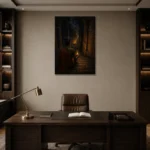 Premium Wall Art Dikey  one of one – ECHOOFVOL012 shown in Room 2