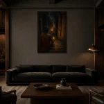 Premium Wall Art Dikey  one of one – ECHOOFVOL012 shown in Room 3