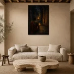 Premium Wall Art Dikey  one of one – ECHOOFVOL012 shown in Room 4