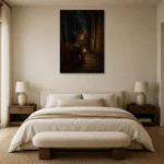Premium Wall Art Dikey  one of one – ECHOOFVOL012 shown in Room 5