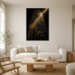 Premium Wall Art Dikey  one of one – ECHOOFVOL013 shown in Room 1