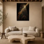 Premium Wall Art Dikey  one of one – ECHOOFVOL013 shown in Room 4