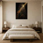 Premium Wall Art Dikey  one of one – ECHOOFVOL013 shown in Room 5