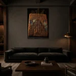 Premium Wall Art Dikey  one of one – ECHOOFVOL014 shown in Room 3