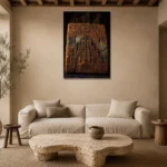 Premium Wall Art Dikey  one of one – ECHOOFVOL014 shown in Room 4