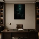 Premium Wall Art Dikey  one of one – ECHOOFVOL016 shown in Room 2