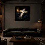 Premium Wall Art Kare Html Edition one of one – ECHOOFVOL018 shown in Room 3