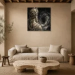 Premium Wall Art Kare Html Edition one of one – ECHOOFVOL019 shown in Room 4