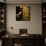 Premium Wall Art Kare Html Edition one of one – ECHOOFVOL020 shown in Room 2