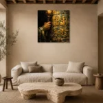 Premium Wall Art Kare Html Edition one of one – ECHOOFVOL020 shown in Room 4