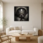 Premium Wall Art Kare Html Edition one of one – ECHOOFVOL022 shown in Room 1