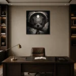 Premium Wall Art Kare Html Edition one of one – ECHOOFVOL022 shown in Room 2