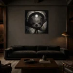 Premium Wall Art Kare Html Edition one of one – ECHOOFVOL022 shown in Room 3