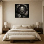 Premium Wall Art Kare Html Edition one of one – ECHOOFVOL022 shown in Room 5