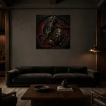 Premium Wall Art Kare Html Edition one of one – ECHOOFVOL023 shown in Room 3