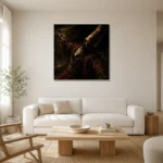 Premium Wall Art Kare Html Edition one of one – ECHOOFVOL024 shown in Room 1