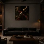 Premium Wall Art Kare Html Edition one of one – ECHOOFVOL024 shown in Room 3