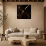 Premium Wall Art Kare Html Edition one of one – ECHOOFVOL024 shown in Room 4