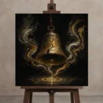 Premium Wall Art Kare Html Edition one of one – ECHOOFVOL026 shown in Studio Easel
