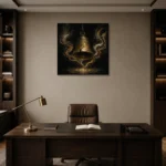 Premium Wall Art Kare Html Edition one of one – ECHOOFVOL026 shown in Room 2