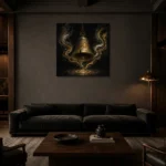 Premium Wall Art Kare Html Edition one of one – ECHOOFVOL026 shown in Room 3